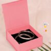 flap magnetic bangle box - pink