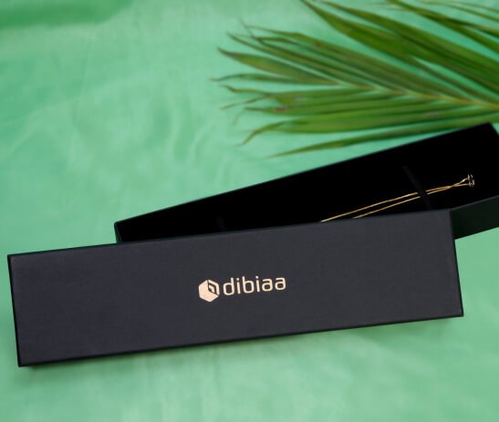 flap magnetic chain box - black