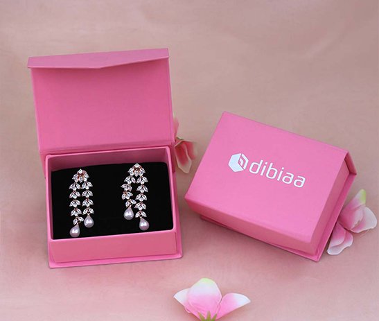 Flap Magnetic Earring Box – Pink