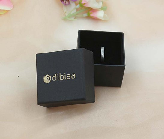 Top Bottom Ring Box – Black