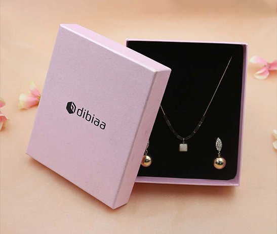 Top Bottom Pendant Set Box – Pink Metallic